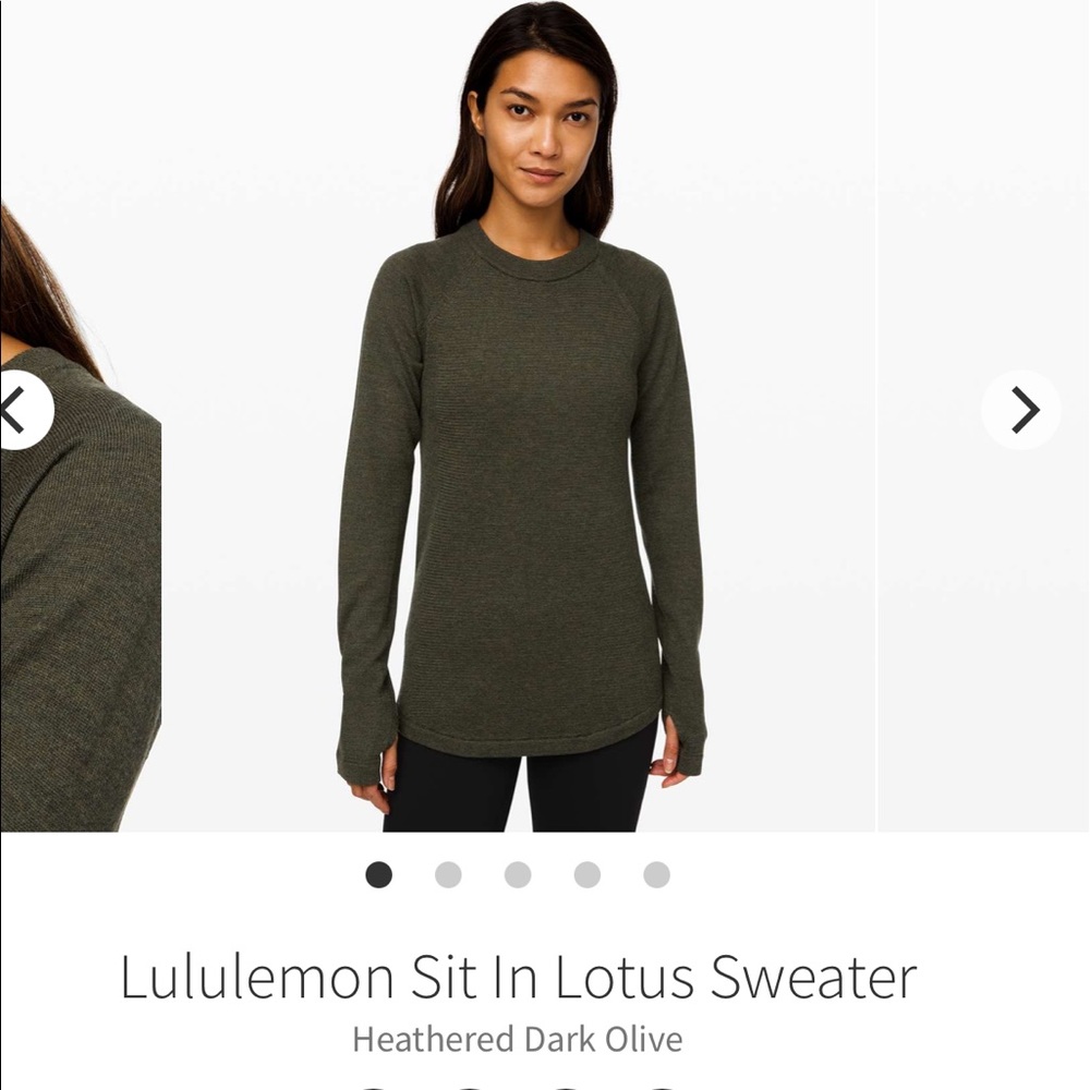 Lulu lemon knit long sleeve